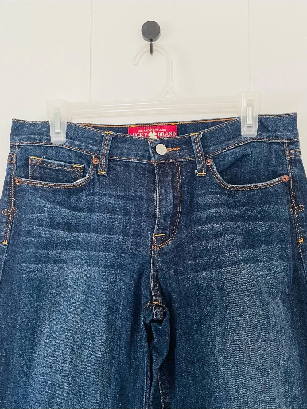 Lucky Brand Women's Straight Leg Dark Blue Jeans